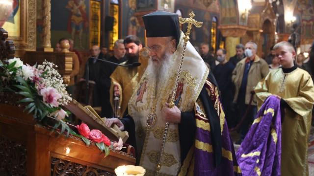 Ὁ Ἀκάθιστος Ὕμνος στόν Ἱερὸ Ναὸ Ἁγίου Δημητρίου Ναυπάκτου