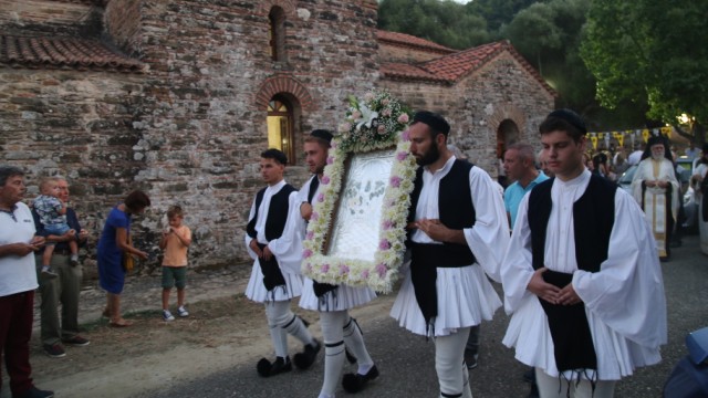 Ἡ ἑορτή τῆς Κοιμήσεως τῆς Θεοτόκου στήν Ναυπακτία