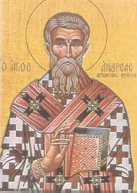  Ἅγιος Ἀνδρέας Ἀρχιεπίσκοπος Κρήτης  (Ὁ Ποιητής τοῦ Μεγάλου Κανόνος), 4 Ιουλίου