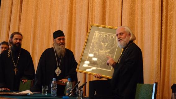 «Η θεολογία ως επιστήμη καί ως χάρισμα» Θεολογική Ακαδημία Μόσχας, Λαύρα τού Αγίου Σεργίου, Κυριακή 20 Σεπτεμβρίου 2009
