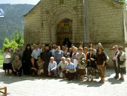 Οι Ναυπάκτιοι της Πάτρας - Προσκυνημα στην Αμπελακιωτισσα