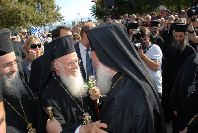 Ὁ Οἰκουμενικός Πατριάρχης στὴν Ναύπακτο