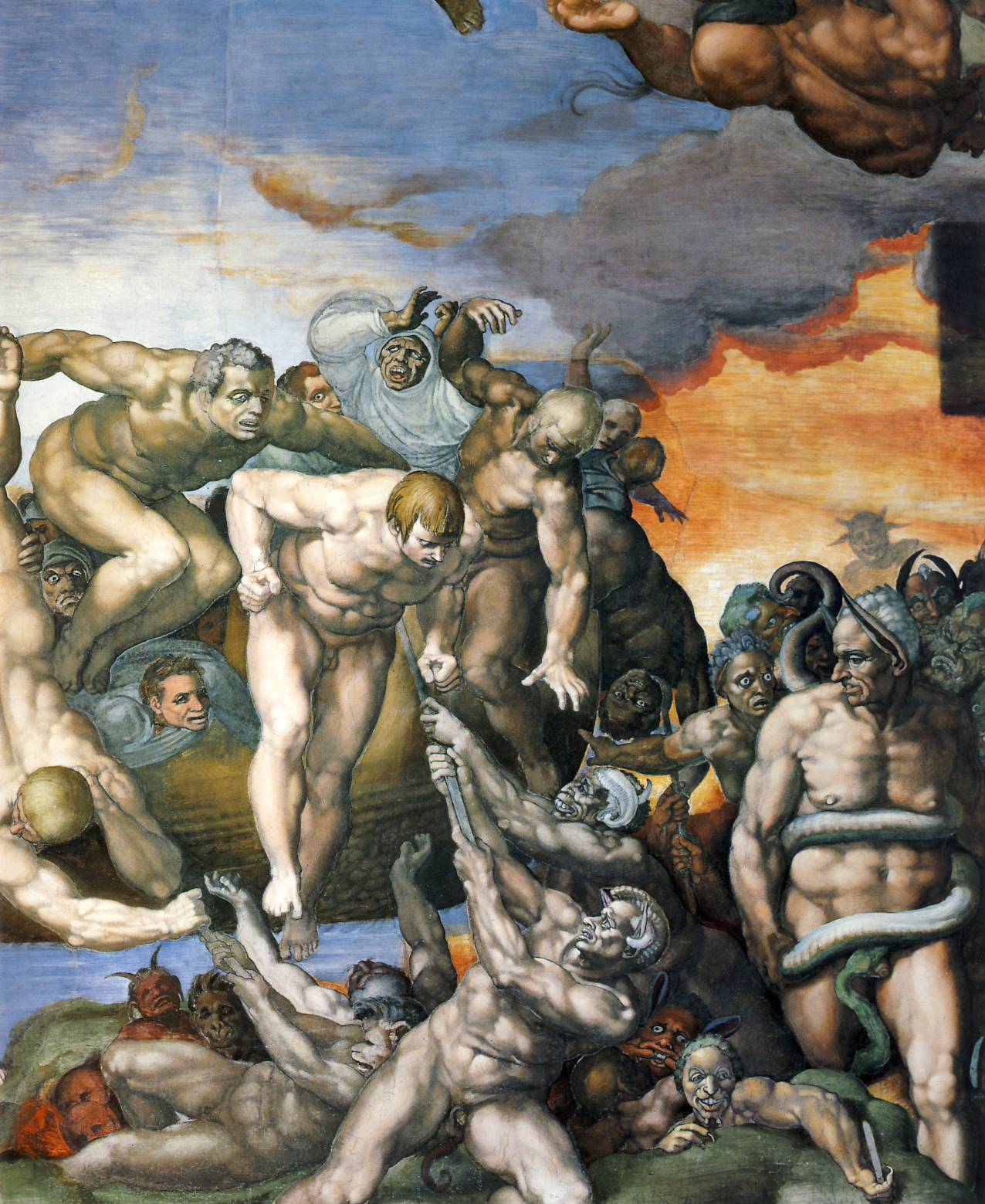 Capella Sistina - The Last Judgement (detail)